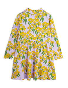 Alpine Flowers High Collar Dress