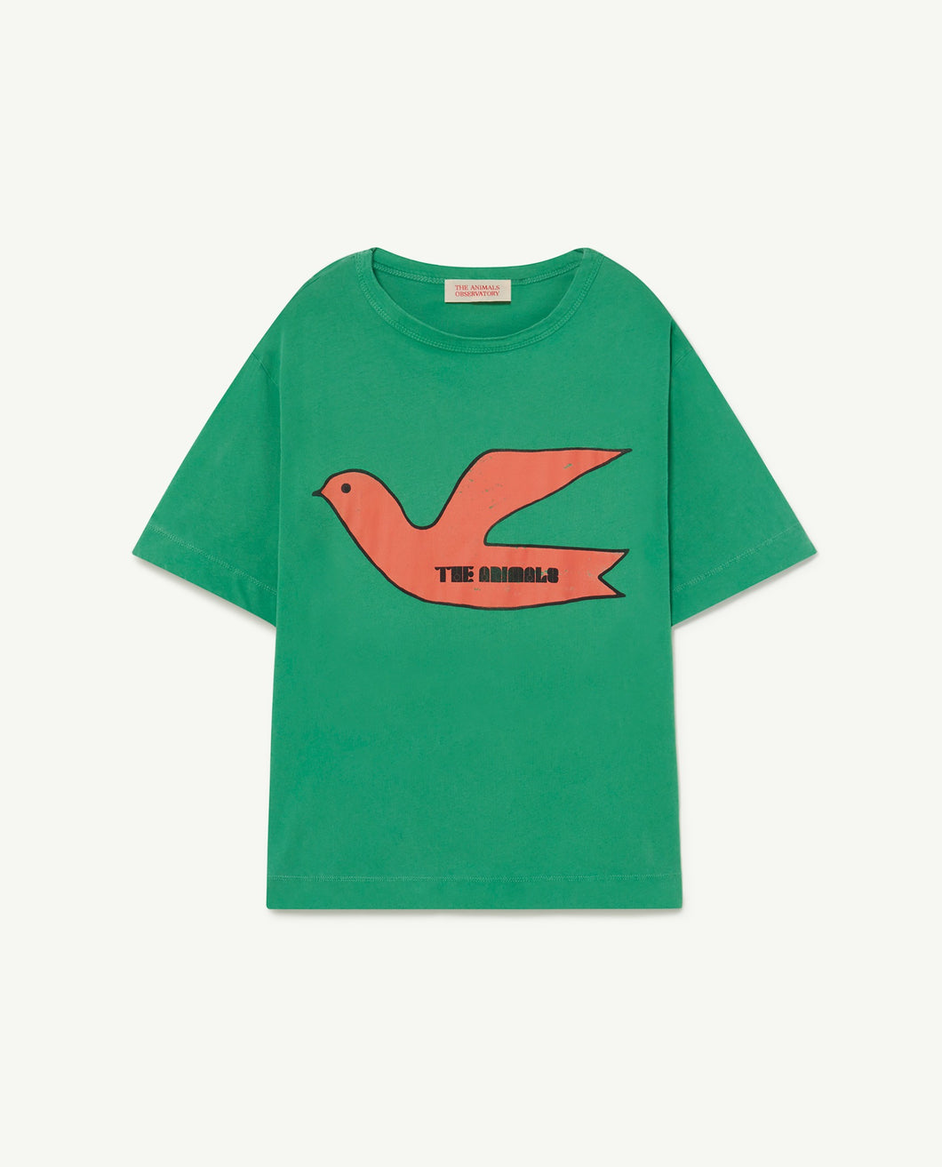 Animals Green Rooster Oversized T-Shirt