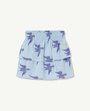 Load image into Gallery viewer, Birds Blue Kiwi Skirt
