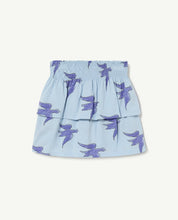 Load image into Gallery viewer, Birds Blue Kiwi Skirt
