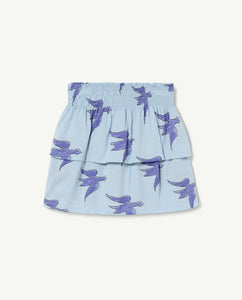 Birds Blue Kiwi Skirt