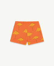 Load image into Gallery viewer, Umbrellas Orange Poodle Pants
