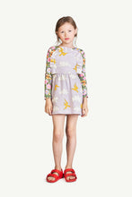 Load image into Gallery viewer, Clouds Lavand Dragonfly Dress
