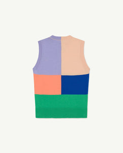 Geometric Multicolor Parrot Vest