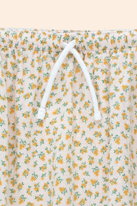 Small Flowers Long Skirt