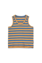 Load image into Gallery viewer, Stripe Tank Top - Almond/Night Blue
