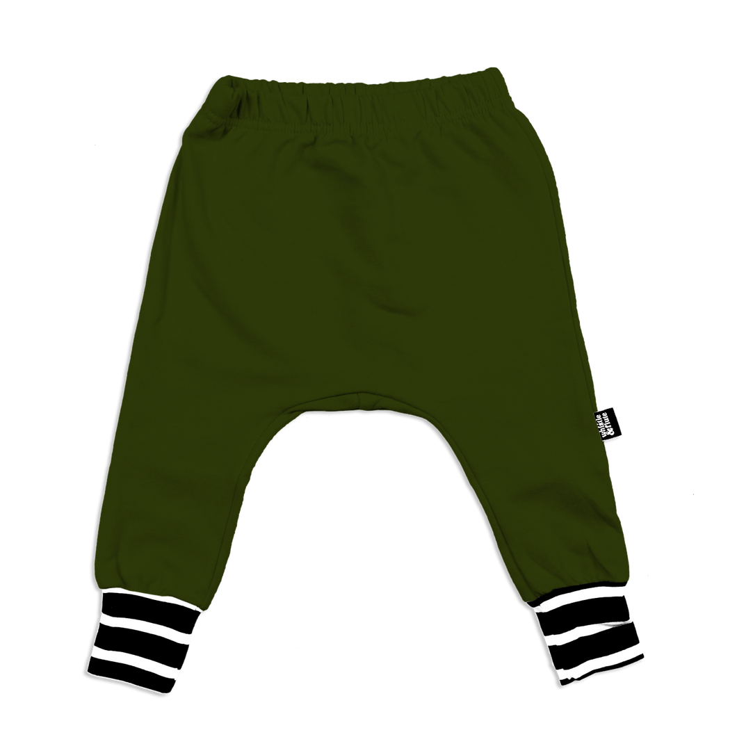 Bamboo Joggers - Olive (LAST ONE 12-18m)