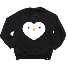 Load image into Gallery viewer, Kawaii Penguin Heart Sweatshirt
