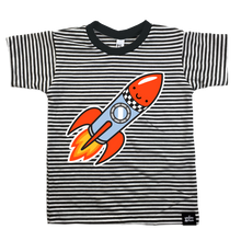 Load image into Gallery viewer, Kawaii Rocket Striped T-Shirt
